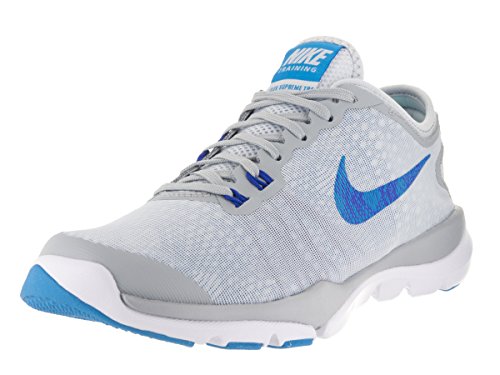 Nike Women s Flex Supreme Tr 4 Pr Pr Pltnm/Bl Glw/Wlf Gry/Rcr Bl Training Shoe 9 Women US