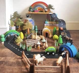 Waytoplay's Highway, Flexible Toy Road Set, 24 pieces. The original since 2003. Made in Europe - Image 4