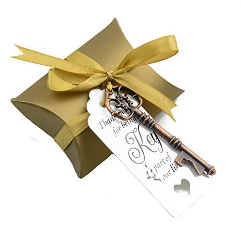 image for Makhry 50pcs Wedding Favor Souvenir Gift Set Pillow Candy Box Vintage 