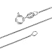 Hawaiian Silver Jewelry 1mm Sterling Silver Box Chain – Elegant and Simple Silver Box Chain Necklace 24-inch – Exquisite Silver Box Chain Necklace for Women – Thin Design – No Nickel Sterling Silver