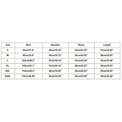 jiumoji Women Autumn Winter Knit Coat Blouse Long Sleeve Casual Kimono Pocket Casual Long Jacket Cardigan (-Black, M)