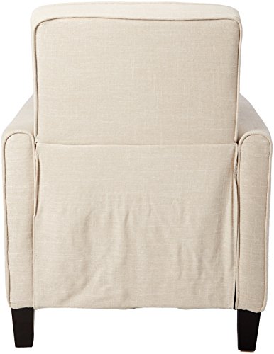 Best Selling Davis Fabric Recliner Club Chair, Light Beige