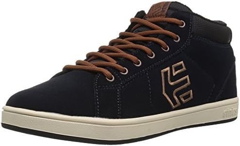 Etnies Shoes Kids Unisex-Kids Fader MT Skate Shoe, Navy/Brown/White, 7C Medium US Big Kid