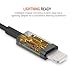 Trianium Headphone Adapter 8-pins to 3.5mm Audio Jack with Music Controller Compatible with iPhone 12 11 XS XR X 8 7 6 6s Plus, iPhone SE 5 5S, iPad Mini Air Pro (Black)
