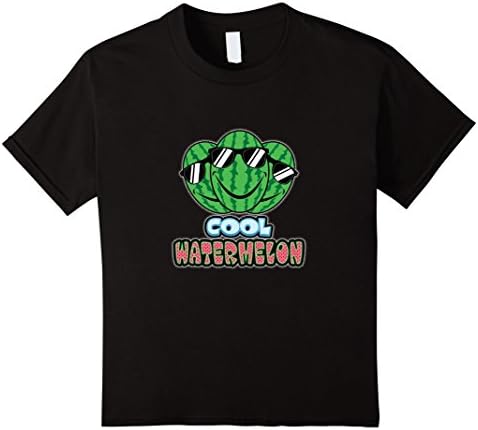 unisex-child Cool Watermelon T-Shirt 6 Black