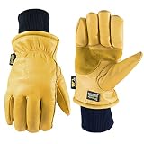 Men's HydraHyde Leather Winter Work Gloves (Wells Lamont 1202)