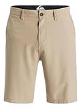 Quiksilver Men's Everyday Solid Amphibian Hybrid 21 Inch Short, Black, 31