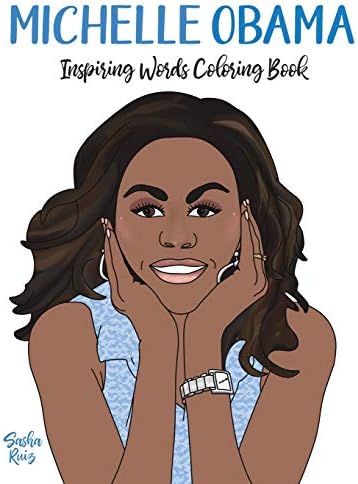 Michelle Obama Inspiring Words Coloring Book