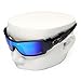 OOWLIT Replacement Sunglass Lenses for Oakley Oil Rig Blue Mirror Polarized