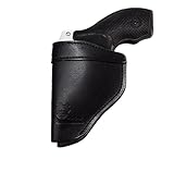 MM Gear Premium Leather IWB Holster - Fits Most J Frame Revolvers - Ruger LCR-Smith and Wesson Body Guard-Taurus-Charter & Most .38 Special Type Guns …