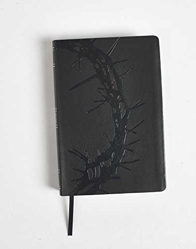 HCSB Large Print Personal Size Bible, Charcoal LeatherTouch