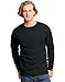 Hanes TAGLESS 6.1 Long Sleeve T-Shirt (Black, XXXL)