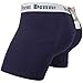 AZAZA Men's Hip-up Cotton Padded Enhancing Butt Boxer Brief (M (28~30 inch), Navy)
