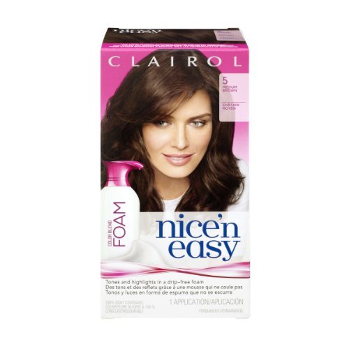 Clairol Nice' N Easy Medium Brown 5 Color Blend Foam, 1 CT (Pack of 3) by Unknown