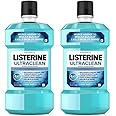Listerine Ultraclean Oral Care Antiseptic Mouthwash, Everfresh Technology to Help Fight Bad Breath, Gingivitis, Plaque & Tartar, ADA-Accepted Tartar Control Oral Rinse, Cool Mint, 1 L (Pack of 2)