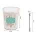 Vinmax 2 Boxes Cotton Sticks Spiral Q-tip Cosmetic Q Tips Paper Stick Cotton Buds Screw and Pointed Head Ear Swab Twist Cotton Tips Cosmetic Swabs for Make-up & Cleaning Ear/Jewelry Total 400pcs