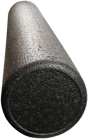 Black High Density Foam Rollers Full Round - Extra Firm - 6" x 18" Round