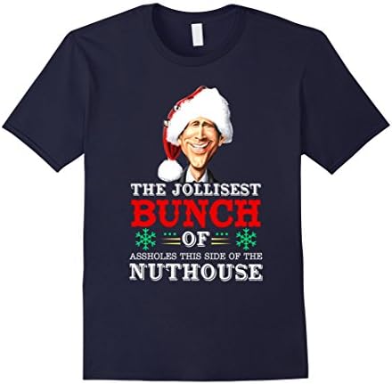 Men's Jolliest Bunch Of Assholes This Side Of The Nuthouse T Shirt Large Navy