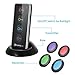 Key Finder, EIVOTOR Wireless RF Item Locator with Base Support and LED Flashlight, Remote Control, 1 RF Transmitter and 4 Receivers