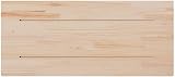 vidaXL Table Top Replacement Board Solid Pine Wood 90x40cm Rectangular view 6