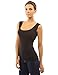 PattyBoutik Women Butterfly Lace Back Tank Top (Black Small)