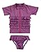 SwimZip Little Girl Rash Guard Swimwear Set 