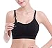 Lataly Womnens Sleeping Nursing Bra Wirefree Breastfeeding Maternity Bralette Size L, 4 Pcs/Pack