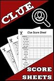 Clue Score Sheets: 100 Clue Game Sheets, Clue