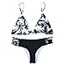 MOOSKINI Women's Printed Bikini Set Two Piece Halter Swimwear