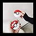 AirPods Case Soft Silicone Shockproof Cover for Apple Airpods 2 1,Poke Ball Pokemon Pikachu 3D Cartoon Unique Design Skin Kits Cases with Carabiner Holder for Girls Teens Air Pods (Poke Ball)