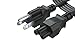 3 Prong ac Power Cord Replacement Power Cable 3 Prong TV Power Cord for Computers, TVs, Monitors, LG LED LCD Smart 1080p HDTV,Samsung, Toshiba, Acer, Asus, Epson Printer AC Cable 5Ft Long