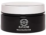 The Best Platinum Infused Body Scrub - Deeply Cleanse Impurities Exfoliator, Provides Your Body With Vitamins and Minerals, Anti Aging, Anti Wrinkle, Prevents Dark Circles, Heals damaged skin, 8.5 oz