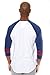 Ultra Game NFL Men's Super Soft Raglan Baseball Long Sleeve T-Shirt, New York Giants, White, X-Large