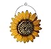 Oak Street Sunflower Metal Wall Decor, One Orange and One Red Flower, for Indoor Living Room, Bedroom, Bathroom or Outdoor Garden and Patio