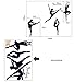Homwish - Ballet dream four girls dancing on the picture for the living room Vinyl Home room Decor Removable DIY Art WallPaper Wall Sticker/Decal Mural