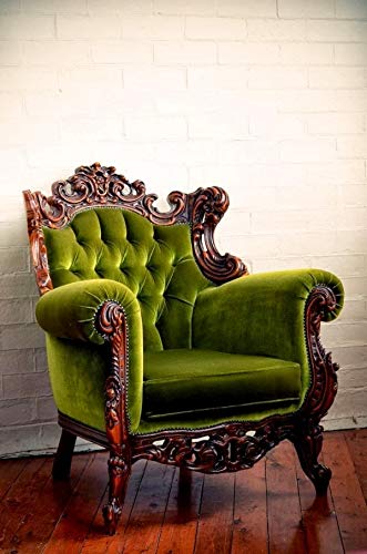 TAYYABA ENTERPRISES Sheesham Wooden Armrest Single Seater Sofa Chair in