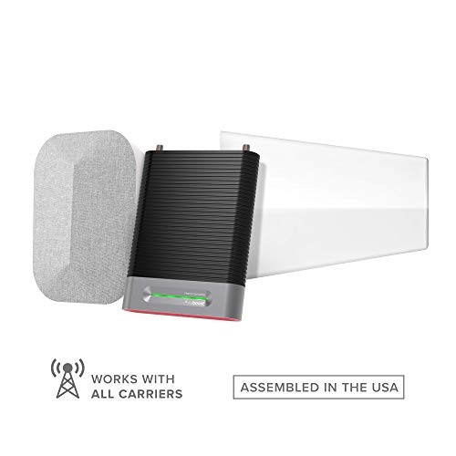 weBoost Home Complete (470145) Cell Phone Signal Booster Kit | Up to 7,500 sq ft | All U.S. Carriers - Verizon, AT&T, T-Mobile, Sprint & More | FCC Approved