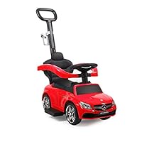 neotheroad Mercedes Benz Kids Ride-on Toy Foot-to-Floor Play Pushing Car Red