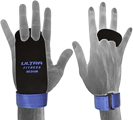 ULTRA FITNESS Gymnastics Grips Palm Protectors Leather Gloves Pair ...