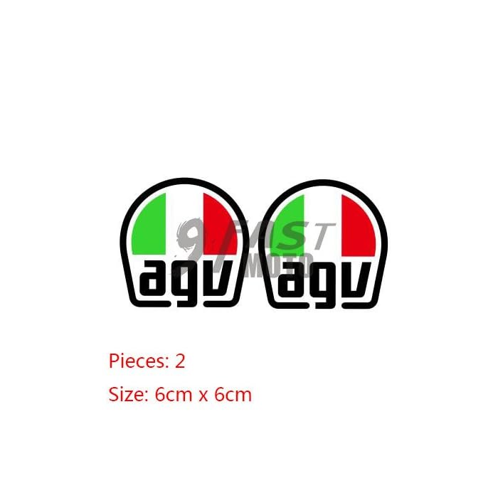 Buy 9FastMoto Helmet Motorcycle Sticker Decals for Honda Suzuki Yamaha