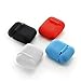 EloBeth for PodSkinz AirPods Case Protective Silicone Cover, AirPods Cover and Skins Shock Proof Protective for Apple Airpods Charging Case (Blue)