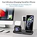 Wireless Charger, Wireless Charging Station for iPhone AirPods and Apple Watch, 3-in-1 Qi 7.5W/10W Fast Charging Stand Works for iPhone 11/11 Pro/8/8 Plus/Xs MAX/XS/XR and iWatch Series 5 4 3 2 1