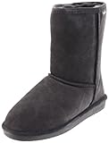 BEARPAW Women's Emma Short Snow Boot (38 M EU/7 B(M) US, Charcoal)