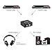 Audio Converter, Amanka Digital to Analog Audio Decoder with Digital Optical Toslink and Coaxial Inputs to Analog RCA and AUX 3.5mm (Headphone) Outputs Fiber Cable Included