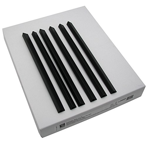 C-Line Slide 'N Grip Binding Bars for Report Covers, 11 x 1/2 Inches, 60-Sheet Capacity, 100 per Box, Black, (34221)
