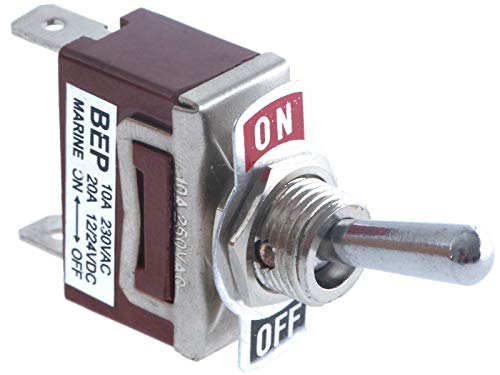 NAVICO LOGISTICS EUROPE BV BEP Switch Toggle Off-ON Single Pole 12V 10A DBE-728, Other, Multicoloured, One Size
