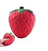 Huastyle 11.5CM Jumbo Squishy Slow Rising Strawberry Cute Straps Charms Kawaii Pendant Bread Kids Toy
