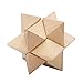 StillCool 3D Jigsaw Puzzles Wooden Classic Cube Genius Puzzle and Brain Teasers, Set of 6 Old China Kongming Luban Jigsaw Lock Educational Toy Gift for Kids