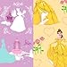 Bumkins Disney Baby Reusable Snack Bag Small 2 Pack, Princess (Belle/Princess Purple)