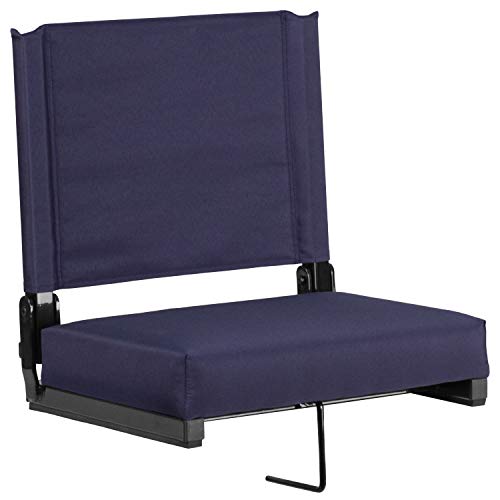 Flash Furniture Grandstand Comfort Seats by Flash Navy Stadium Chair